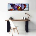 thumbnail image 6 of Epic Graffiti 'Entanglement II' by Rita Shimelfarb, Giclee Canvas Wall Art, 60"x20", 6 of 8