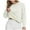 01 White, variant on Fewfanhot Sweatshirts for Women Sherpa Lined Sweatshirts Thermal Casual Crewneck Fleece Pullover Winter Warm Thick Tops