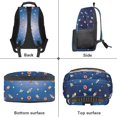 thumbnail image 6 of Aplkyhs Space Cat School Backpack for Boys Girls Ages 6-18 Large Capacity Ergonomic Padded Adjustable Shoulder Straps for Elementary Middle High School Daily Use Travel, 6 of 7