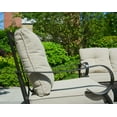 thumbnail image 3 of Direct Wicker 5-Piece Patio Conversation Set Outdoor Sectional Rattan Sofa Rocking Chairs Set, Beige, 3 of 7