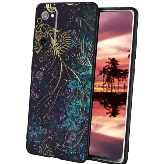 Compatible with Samsung Galaxy S20 Phone Case, forest-floral-3 Case Silicone Protective for Teen Girl Boy Case for Samsung Galaxy S20
