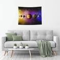 thumbnail image 5 of Kdxio Planets And Stars Wall Hanging Tapestries Banner For Bedroom College Dorm Home Living Room Party Decor 29X37 In, 5 of 8