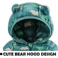 thumbnail image 4 of Hooded Winter Coats for Little Kids Padded Light Puffer Jacket for Baby Boys Girls,Toddlers, 4 of 6