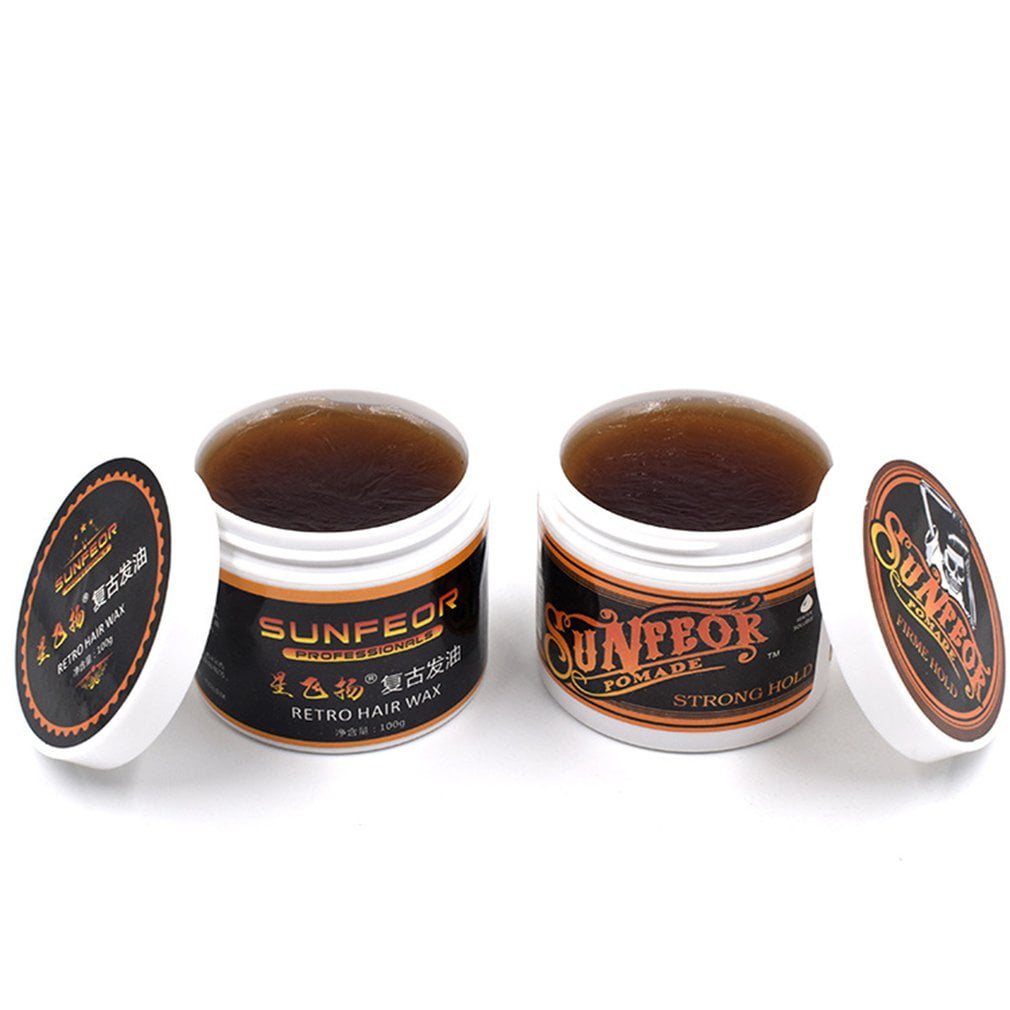 100g Anti Hairy Styling Wax Aluminium Box Hair Pomade Modeling