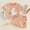 Orange, variant on ITSAME Newborn Infant Girls Outfit Set, Cute Embroidery Crewneck T-Shirt and Shorts 2-Piece Fashion Casual Set Pink 0-6M