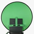 thumbnail image 4 of ziyahi Green Backdrop Chair Mounted Green Screen Live Streaming Photography Foldable Background, 110cm, 4 of 5