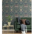 thumbnail image 2 of NextWall Morris Flower Peel and Stick Wallpaper, 2 of 8