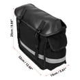 thumbnail image 3 of Unique Bargains 1Pair Motorcycle Saddlebag Side Tool Cycling Luggage Bag Nylon Black, 3 of 8