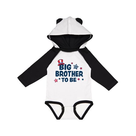 

Inktastic Big Brother to Be with Stars Gift Baby Boy Long Sleeve Bodysuit