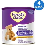 Parent's Choice - Older Infant and Toddler Formula, 24 oz, (Pack of 4)