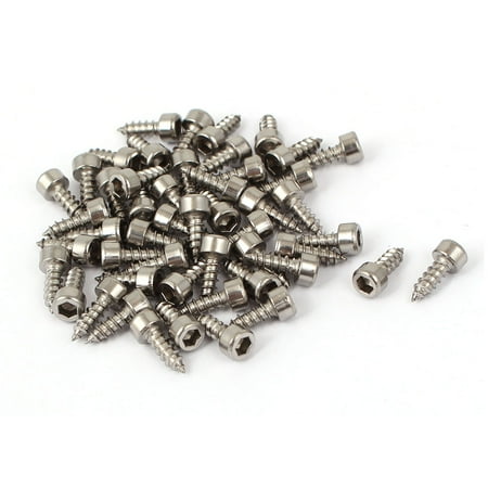 

M3.5x10mm Stainless Steel Hex Drive Head Cap Self Tapping Drilling Screws 50pcs