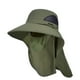 thumbnail image 2 of Men's Outdoor Face Hat Mountaineering Fishing Sun Shade Sunscreen Hat Large Shawl Fisherman's Hat, 2 of 8