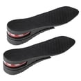 thumbnail image 2 of Plantillas Ajustables Para Aumar La Altura, Insercaciones De Elevación Del Talón De Pu, Cojín De Airbag En Forma De U Con Orificios De Ventilación, 1,2 3,0 Pulgadas, Negro,, 2 of 7