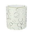 thumbnail image 2 of Aspen Creative 31234 Transitional Drum (Cylinder) Shape Spider Construction Lamp Shade in White, 8" wide (8" x 8" x 8"), 2 of 5