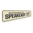 thumbnail image 3 of Speakeasy Entrance Sign, Bar Aluminum Metal Decor Sign - 4x18 inches, 3 of 4