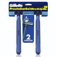 thumbnail image 1 of Rastrillo Gillette Prestobarba Ultragrip2 con 2 Hojas y Cabeza Fija 2 pzas, 1 of 5