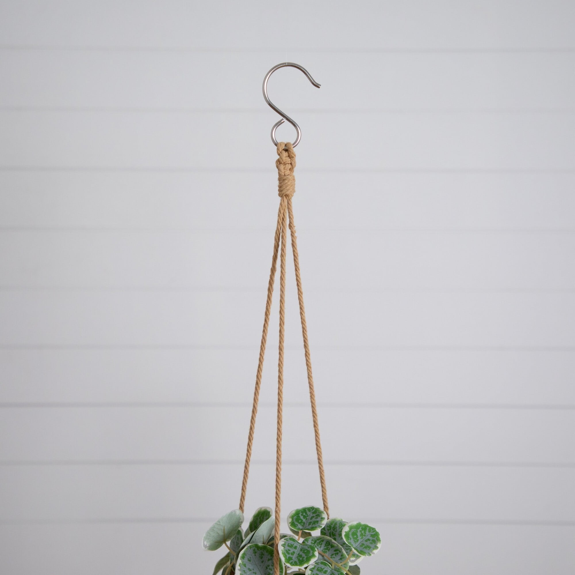 Artificial Wandering Jew & String of Hearts Hanging Plant - Set of 2