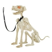 Animated Skeleton Dog with Light Up Eyes, 4ft Height, Halloween by Way To Celebrate