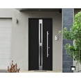 thumbnail image 5 of Front Exterior Steel Door  Deux 1755 Black Enamel 36 x 80 inches Left -Hand, 5 of 6