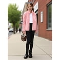 thumbnail image 6 of Usaibhir Girls Fleece Jacket Sherpa Fall Winter Full Zip Fuzzy Coat Outwear with Pockets 5-14T, 6 of 7