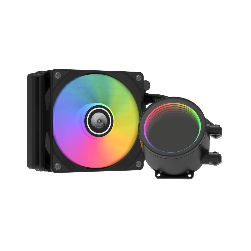 Zeiwohndc Powerful RGB CPU Water Cooler CPU Liquid Cooler High-Performance RGB Fan