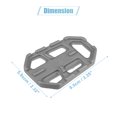 thumbnail image 2 of Unique Bargains 1 Pair Foot Pegs Pedals Wide Motorcycle Footpegs 360 Degrees Rotating Foot Rests for BMW R1200GS LC 2013-2022 Gray, 2 of 6