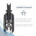 thumbnail image 3 of Invacare 9000 SL Lightweight Wheelchair for Adults with Desk-Length Arms and 16" Wide Seat, 3 of 3