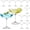 Clear, variant on 12 count Plastic Coupe Glasses 9oz Clear Disposable Martini Glasses