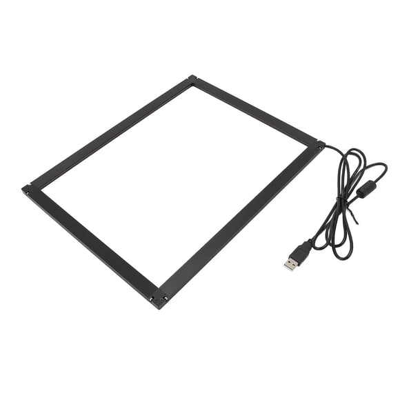 Infrared Touch Frame, USB Interface Plug and Play Interactive Infrared Touch Screen IR Touch Screen Overlay Touch Screen Panel for Touch Whiteboards Digital Signage Kiosks