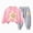 Pink, variant on zuwimk Baby Girl Clothes Toddler Fall Outfits Sweatshirt Pants Waffled Cherry Outfit Baby Clothes for Girls(White,2-3 Years)
