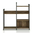 thumbnail image 2 of Symone 6-Shelf Wood Bookshelf, Reclaimed Oak, 2 of 7