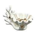 thumbnail image 2 of 3D Printed Coastal Jewelry Organizer, Seashell Trinket Dish & Necklace Tree Stand, Resin Vanity Holder for Rings Earrings Small Succulents, Compact Small Space Storage for Dresser Bathroom Counter, 2 of 6