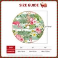 thumbnail image 2 of Fuzoiu Tropical Flamingo Print Christmas Tree Skirt,Xmas Christmas Decorations,Xmas Tree Mat for Farmhouse Holiday New Years Home Party Decor Tree Rugs-48", 2 of 6