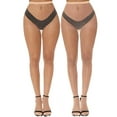 thumbnail image 2 of 4 Pairs Women Fishnet Tights in Apricot Trendy Comfortable Perfect for Fashion Forward Looks, 2 of 3