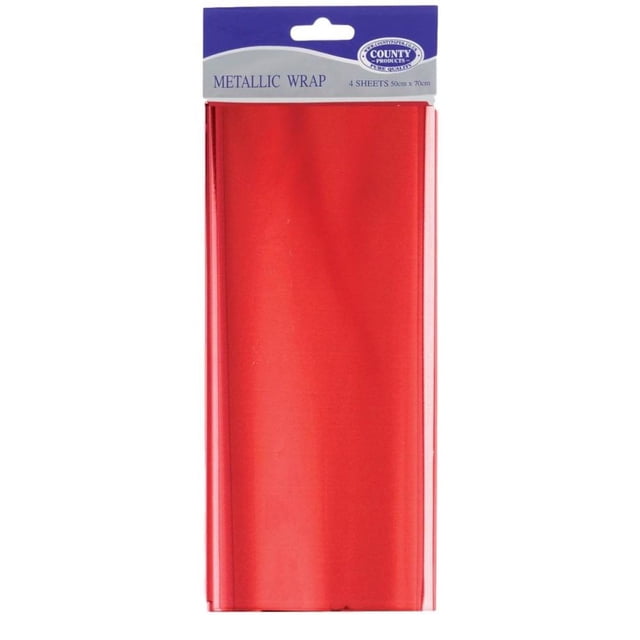 County Stationery Wrapping Paper Sheets (Pack Of 48)