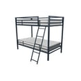 Novogratz Maxwell TwinOverTwin Metal Bunk Bed with Ladder and
