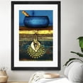 thumbnail image 2 of Giant Art 24x36 Bowl Matted and Framed in Yellow, 2 of 3