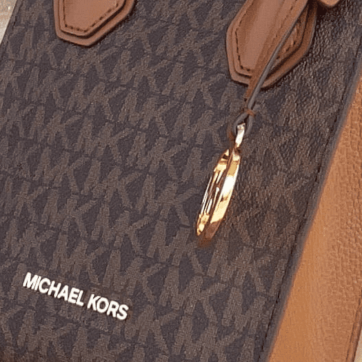 Michael Kors Mercer Xs Extra Small Phone Crossbody Bag Leather Brown Mk