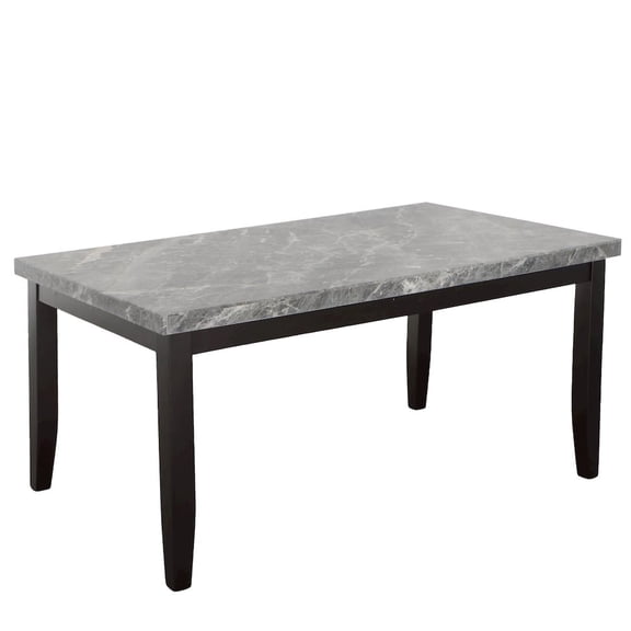 Steve Silver Napoli 5-piece 64-inch Gray Marble Dining Set