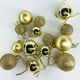 thumbnail image 3 of Juego de adornos de bolas de Navidad 50PCS | Estilos y tamaños surtidos Decoraciones de árboles navideños | Plástico Mate Brillante con Purpurina | Paquete de regalo de repisa de corona fácil de, 3 of 5