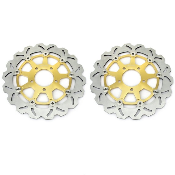 1Pair Front Brake Discs Rotors for Suzuki GSXR 600 2004 2005 GSXR 750 04 05 K4 K5 GSXR 1000 K3 K4 03 04 2003 2004