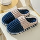 thumbnail image 1 of Pantuflas de algodón para parejas, para mujer, para invierno, para el hogar, antideslizantes, con suela gruesa y cálida, 1 of 3