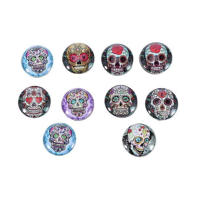 Imán adhesivo para nevera, 10 Uds., para decoraciones de Halloween