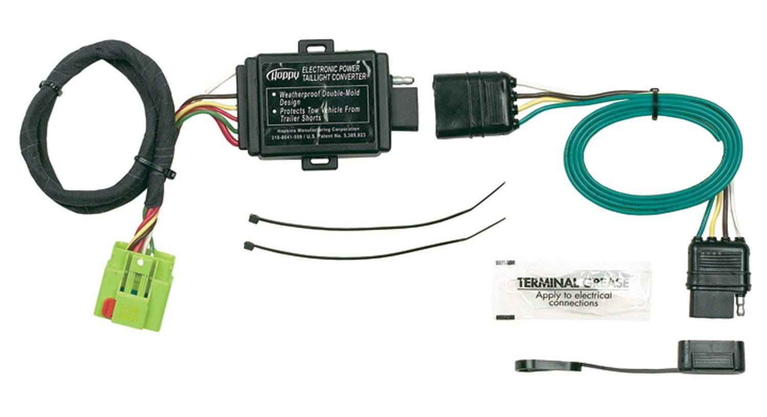 Hopkins 42535 Plug-In Simple Vehicle Wiring Kit, T-Connectors allow you
