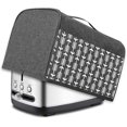 thumbnail image 1 of Yarwo 2 Slice Toaster Cover with Pockets and Top Handle, Nylon, Fits Most Standard 2 Slice Toasters, Gray with Arrow, 1 of 7