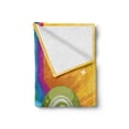 thumbnail image 2 of Bingo Soft Flannel Fleece Throw Blanket, Colorful Bingo Balls on Rainbow over Yellow Bursting Background Leisure Time Fun, Cozy Plush for Indoor and Outdoor Use, 60" x 80", Multicolor, by Ambesonne, 2 of 6