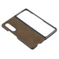thumbnail image 4 of Étui en Cuir pour Téléphone, Protection Complète Anti-Rayures Étui Rigide Antichoc pour Z Fold 3 Noir, Rouge, Bleu, Vert Militaire, Marron, 4 of 8