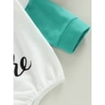 thumbnail image 6 of Bagilaanoe Newborn Baby Girl Valentine's Day Rompers Contrast Color Long Sleeve Bodysuits 3M 6M 12M 18M 24M Infant Casual One Piece Short Jumpsuit, 6 of 7