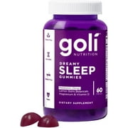 Goli Nutrition Dreamy Sleep Gummies, Lemon Balm and Botanicals, 60 Count