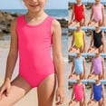 thumbnail image 2 of Swimsuit for Girls 5t Ruffled Styles Striped Comfort Coverage Rash Guard Girls One Piece Swimsuit Bathing Suit Adjustable Strap Swimwear, 2 of 5